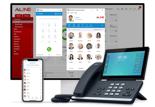 Aline Phone Systems on ANY Device